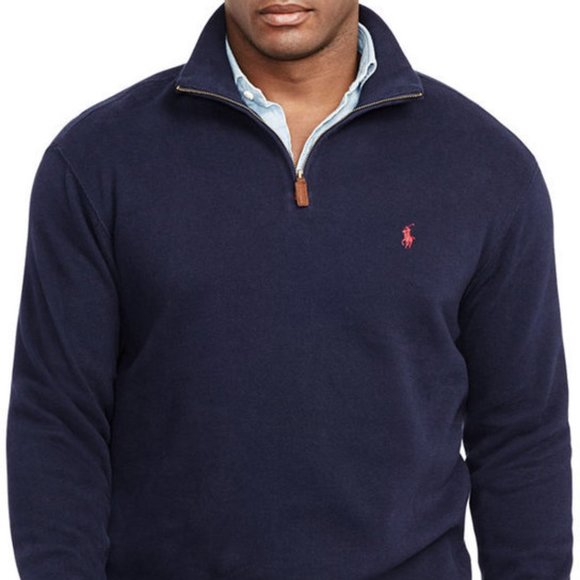 Polo Ralph Lauren Ribbed Half Zip Pullover. New. Mens Size: XL - Picture 2 of 5